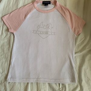 Babytee Pink and White T-Shirt